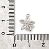 Brass Micro Pave Cubic Zirconia Pendants KK-Q035-13P-3