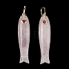 Natural Rose Quartz Carved Pendants GG-CBA8D06-01G-01-1