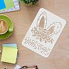 Plastic Drawing Painting Stencils Templates DIY-WH0172-345-3