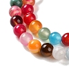 Natural Striped Agate/Banded Agate Beads Strands X-G-Z060-A01-A07-4