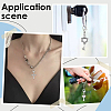36Pcs 9 Styles Key Alloy Pendant Decorations HJEW-GO00259-5