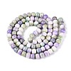 Ombre Effect Dyed Glass Beads Strands GLAA-N067-01A-06-2