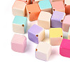 Opaque Acrylic Beads SACR-T020-01M-1