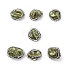 Electroplated Natural Freshwater Shell Nuggets Beads SHEL-F005-09A-1