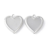 Non-Tarnish 304 Stainless Steel Locket Pendants STAS-K192-09P-01-1