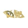 Golden Plated Alloy Enamel Connector Charms ENAM-Z017-15G-02-2