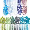 880pcs 11 colors 6/0 Transparent Glass Seed Beads SEED-NB0001-68-1
