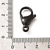 316 Stainless Steel Lobster Claw Clasps STAS-D288-09EB-3