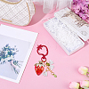 1Pc Acrylic Strawberry Pendant Decorations KEYC-BM0001-25B-7