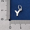 925 Sterling Silver Letter Charms STER-C012-01S-Y-3