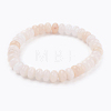 Natural Pink Aventurine Beads Stretch Bracelets BJEW-JB03376-03-1