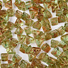 Picasso Transparent Glass Beads SEED-Q039-02O-3