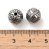 Round with Cross 304 Stainless Steel Beads STAS-E215-01AS-3