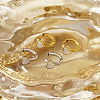 Natural Shell Heart Hoop Earrings QE2465-1-2