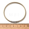 304 Stainless Steel Bangles for Women BJEW-C091-02C-GP-5