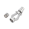 Tarnish Resistant Ion Plating(IP) 304 Stainless Steel Magnetic Clasps with Glue-in Ends STAS-K282-02P-2