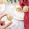 Zinc Alloy Napkin Rings AJEW-TAC0025-15-4