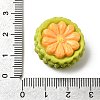Fruit Theme Opaque Resin Cabochons RESI-C079-02B-3