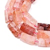 Natural Hematoid Quartz/Ferruginous Quartz Beads Strands G-L655-B02-01-4