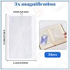 30Pcs Ultra Thin PVC Magnifying Lenses Bookmark AJEW-SP0002-34-2