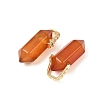 Natural Carnelian Double Terminal Pendants GG-CBA4154-07G-01-2