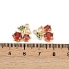 Brass Micro Pave Cubic Zirconia Pendants KK-C115-03C-03G-3
