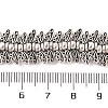 Tibetan Style Wing Alloy Bead Strands X-TIBEB-O007-22-LF-3