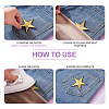 Star Computerized Embroidery Polyester Iron On Patches PATC-TAC0001-02-5