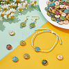 70Pcs 7 Colors Alloy Enamel Beads ENAM-PH0002-89-5