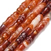 Natural Banded Agate Beads Strands G-Z144-A01-01A-2