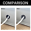 12Pcs Rubber Environmental Protection Two-sided Protective Coil FIND-CN0002-58B-4