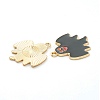 Alloy Enamel Pendants ENAM-M044-08LG-B-2