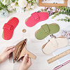 1Pc PU Leather Glasses Case AJEW-CN0006-94F-3