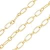 Brass Oval Link Chains KK-C251-27G-1