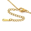 201 Stainless Steel Cable Chain Necklaces NJEW-G138-01G-3