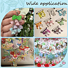 600Pcs Transparent Acrylic Bead Caps FACR-SP0001-01-6