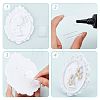 Fingerinspire 2 Sets 2 Style Resin Earring Jewelry Cameo Display Stand EDIS-FG0001-49-5