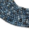 Gradient Color Natural Devil Blue Aquamarine Beads Strands G-NH0072-C01-01-4