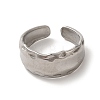304 Stainless Steel Open Cuff Ring RJEW-C068-02B-P-2
