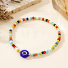 Handmade Glass Seed Beads Stretch Bracelets CD8342-1-1