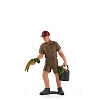 Plastic Animal Keeper Model Ornaments PW-WG84062-05-1
