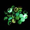 Luminous Transparent Resin Inner Flower Beads RESI-C070-09-3