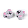 Handmade Polymer Clay Beads CLAY-T023-08-2