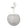 Brass Micro Pave Cubic Zirconia Pendants KK-L228-08P-01-1