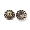 Tibetan Style Fancy Bead Caps LS-TIBE-LF1413YKG-AB-FF-2