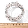 Gemstone Chip Warp Bracelets X-BJEW-JB01517-01-7