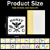 Bees Theme PET Plastic Hollow Out Drawing Painting Stencils Templates Sets DIY-WH0028-66-2