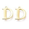 PVD Vacuum Plating  304 Stainless Steel Charms STAS-H112-D-G-1