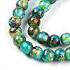 Baking Paint Glass Beads Strands X-DGLA-N003-6mm-B08-3