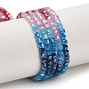 Gradient Color Cubic Zirconia Bead Strands ZIRC-F144-02B-2